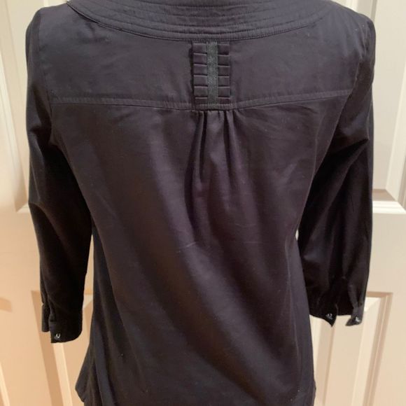 Old Navy Black Push Button Down Size XSmall - Picture 9 of 13